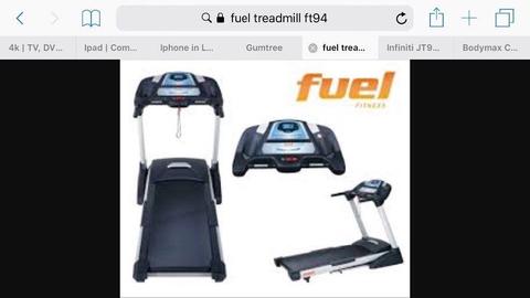 NEW. Fuel treadmill FT94.HEAVY DUTY. Cost around £800. Item never used. £280 NO OFFERS