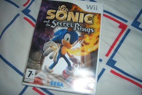 Sonic And The Secret Rings Nintendo Wii Boxed Complete