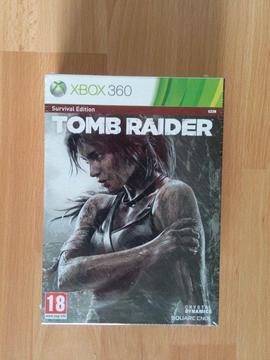 TOMB RAIDER SURVIVAL EDITION XBOX 360 BRAND NEW AND SEALED