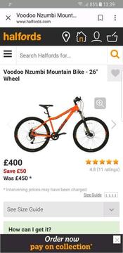 voodoo nzumbi mountain bike