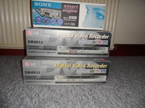DVD players and Video Cassette Recorder