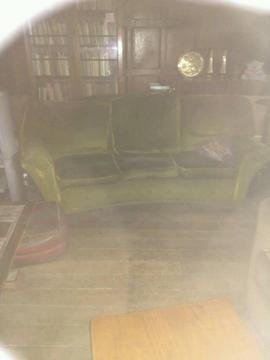Three piece suite 3 seater sofa and 2 armchairs