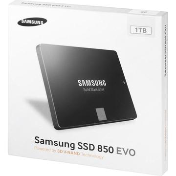 Samsung 850 EVO 1TB 2.5 SATA Solid State Drive SSD MZ-75E1T0B/EU - Price Includes VAT