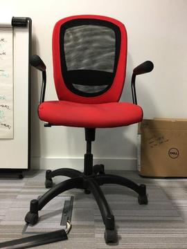 IKEA Red Office Swivel Chair
