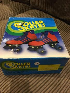 Retro roller skates
