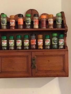 For Sale antique pine spice cupboard