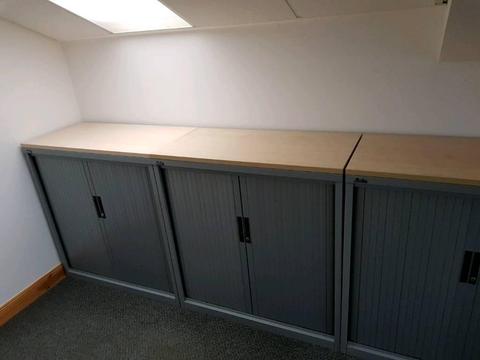 Filling Cabinets/Storage Files Cabinets with Shelves Slide Doors Excellent Condition Like New