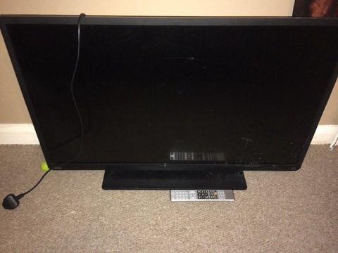 42inch toshiba tv , backlight broken sound works fine , comes with controller !