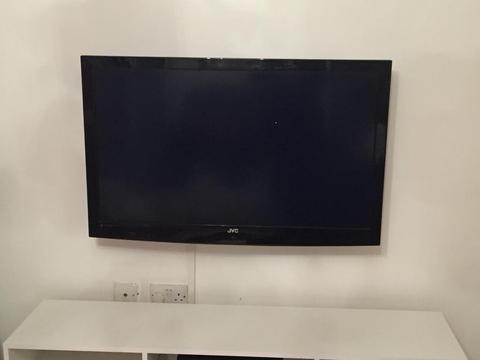 Used 42 inch HD JVC TV (Black)