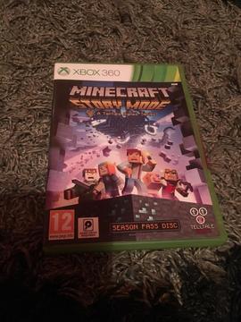 Minecraft story mode Xbox360 new sealed