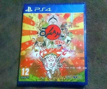 Okami HD PS4 Brand New Sealed - PlayStation 4 Video Game
