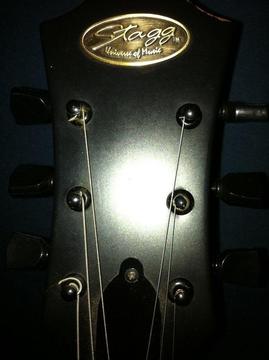 swap stagg gothic black rock s g for telecaster guitars