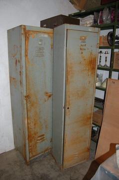 vintage industrial lockers