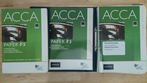ACCA - F3 - Financial Accounting