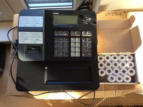 Casio electronic cash register SE-G1 with 18 rolls