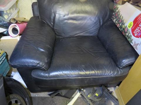 Black Leather Chair FREE