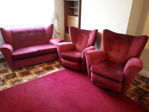 FREE! Sofa and two chairs