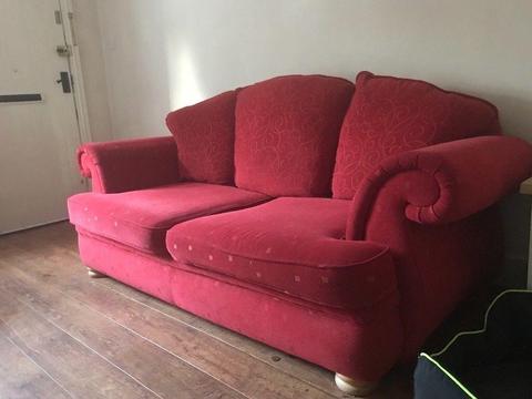 Free sofa and matching armchair