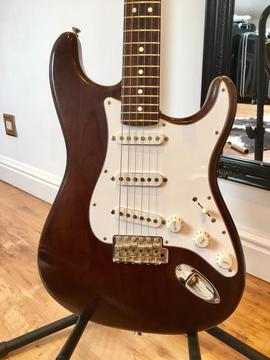 2002 Fender American Stratocaster – Translucent Cocoa / Mocha Brown - *Courier Delivery*