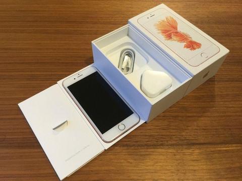 Apple iPhone 6s 16gb Rose Gold Unlocked Fully Boxed *Immaculate Condition*