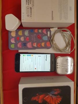 Iphone 6s 64gb space gray o2 like new with receipt