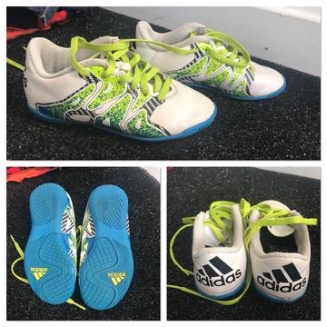 Boys size 10 Adidas trainers