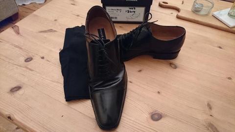 Loake Sharp Black Shoes UK Size 9