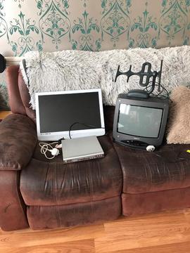 Old TVs,Ariel and DVD player