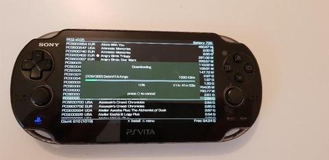 Sony PS Vita 3.60 Henkaku 128GB evo plus