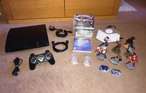 Playstation 3 Slim - 320GB Bundle - 10 Games - Disney Infinity