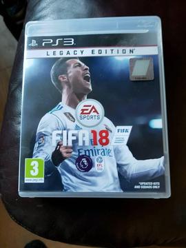 PS3 FIFA 18 LEGACY EDITION