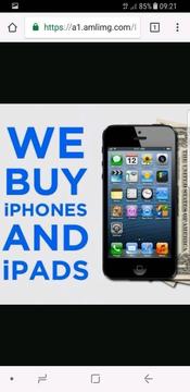WANTED iPhone, iPad, iWatch, iMac & Macbook