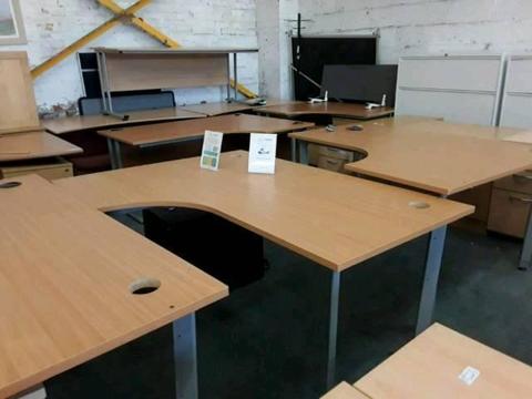 Adjustable height desks available