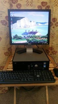 Dell Optiplex Windows 7 PC Fast ideal for student office or home