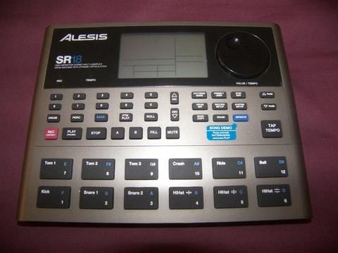Alesis SR18 / SR-18 / Professional High-Definition Drum Machine with Bass and Effects