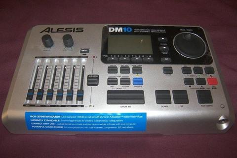 Alesis DM10 , DM10X Drum Module / High Definition Drums , Cymbals with Dynamic Articulation
