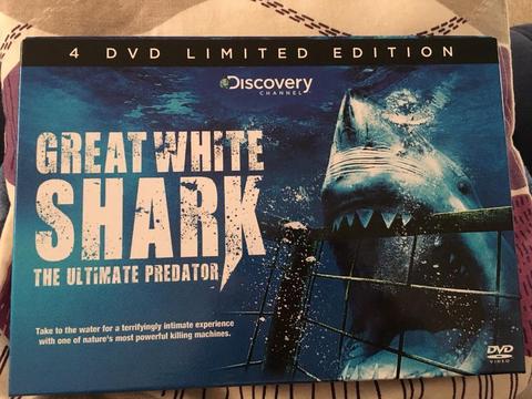 Great white shark 4 x DVD