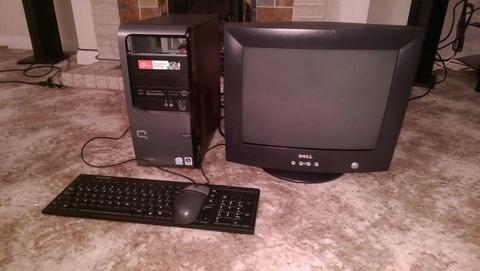 Dell PC,Mouse, Keyboard and Monitor