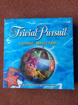 TRIVIAL PURSUIT GLOBE TROTTER EDITION BOARD GAME-COMPLETE