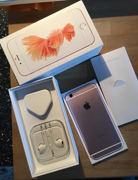 Apple iPhone 6s Rose Gold 16gb EE Mint Condition