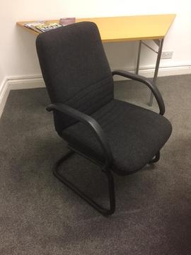 Meeting chairs in grey