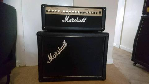 Marshall amp and cab 100 watt