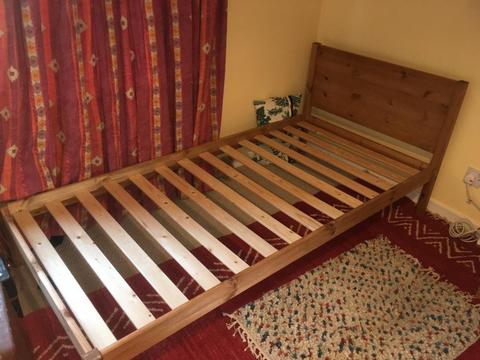 2 Single pine beds in good condition