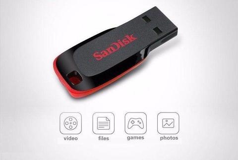 64GB SanDisk Flash Drive - Mint condition, Fully working