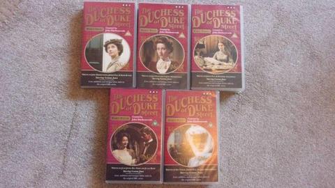 The Duchess of Duke Street VHS Tape Set parts 1 to 5