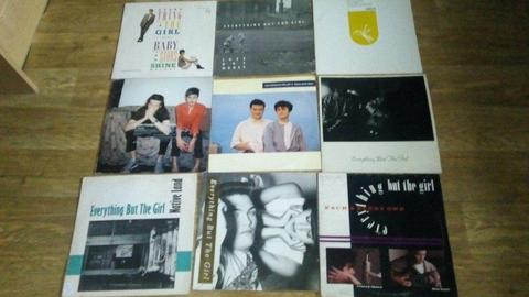 14 x everything but the girl vinyl collection LP's / 12" / 7"
