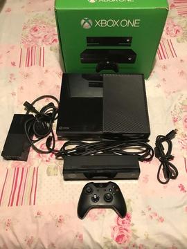 Microsoft Xbox One 500GB Black Console With Remote Control and Kinect