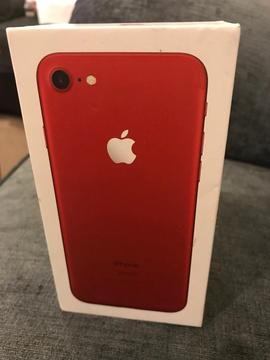 iPhone 7 red 256gb. Unlocked