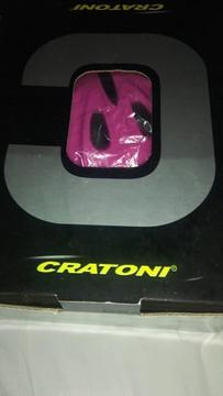 Girls pink cycling helmet Cratoni