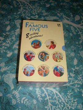 Enid Blyton The Famous Five 8 Book Box Set, BRAND NEW UNOPENED FULLY PACKAGED, Books 1-8